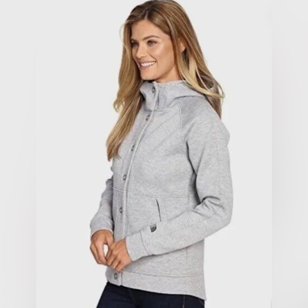 The North Face Small Light Grey 3D Snap Hoodie - Picture 2 of 11